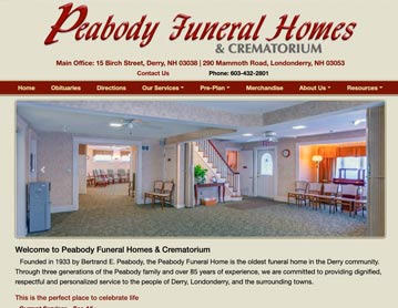 Peabody Funeral Homes & Crematorium, Derry and Londonderry, NH